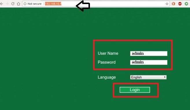 The most common default IP Addresses of the Wifi Repeater?